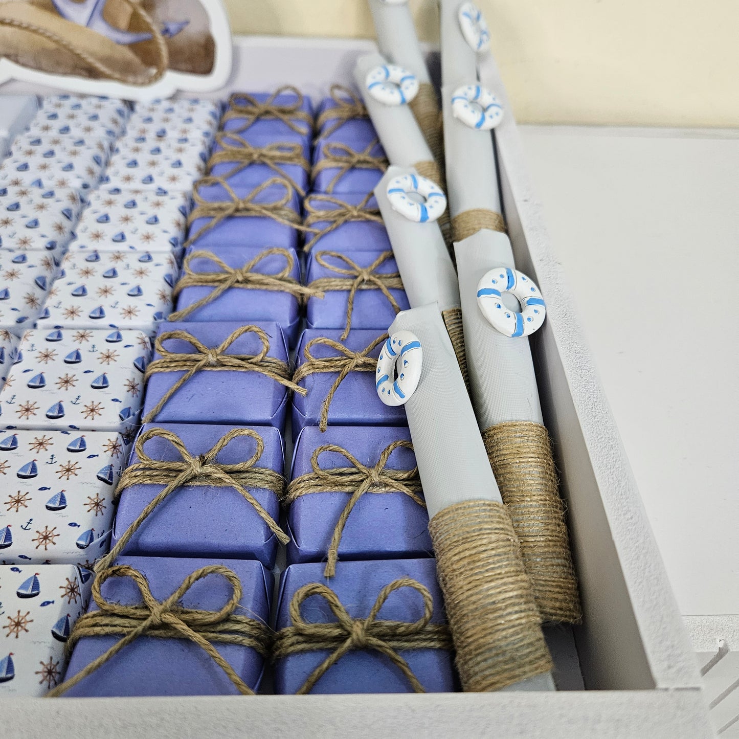 Newborn Chocolate Arrangements - Marine Theme