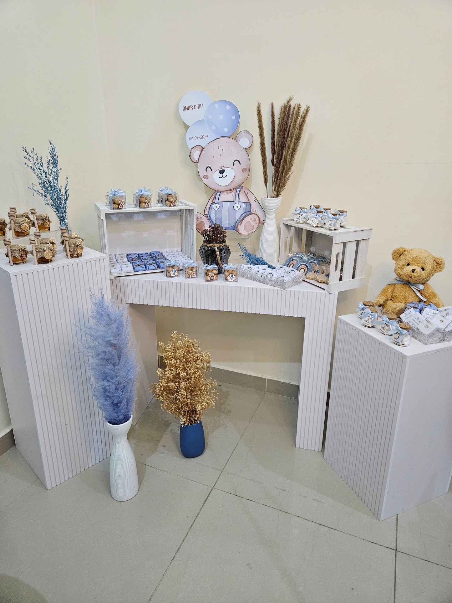 Teddy Bear Newborn Chocolate Setup- Whole setup
