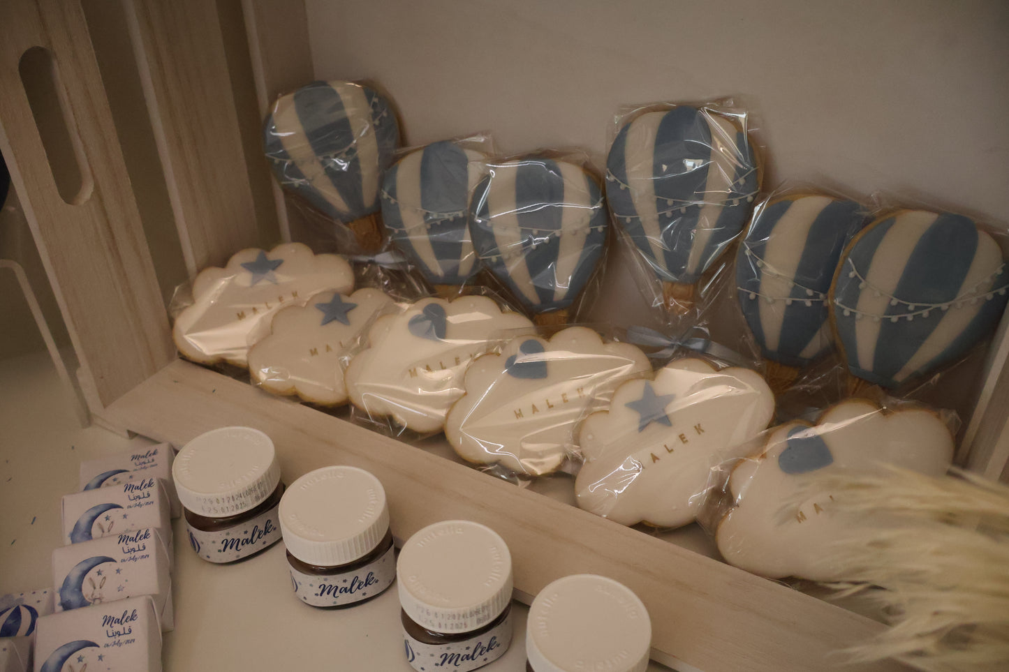 Hot Air Balloon Newborn Chocolate Setup- Cookies