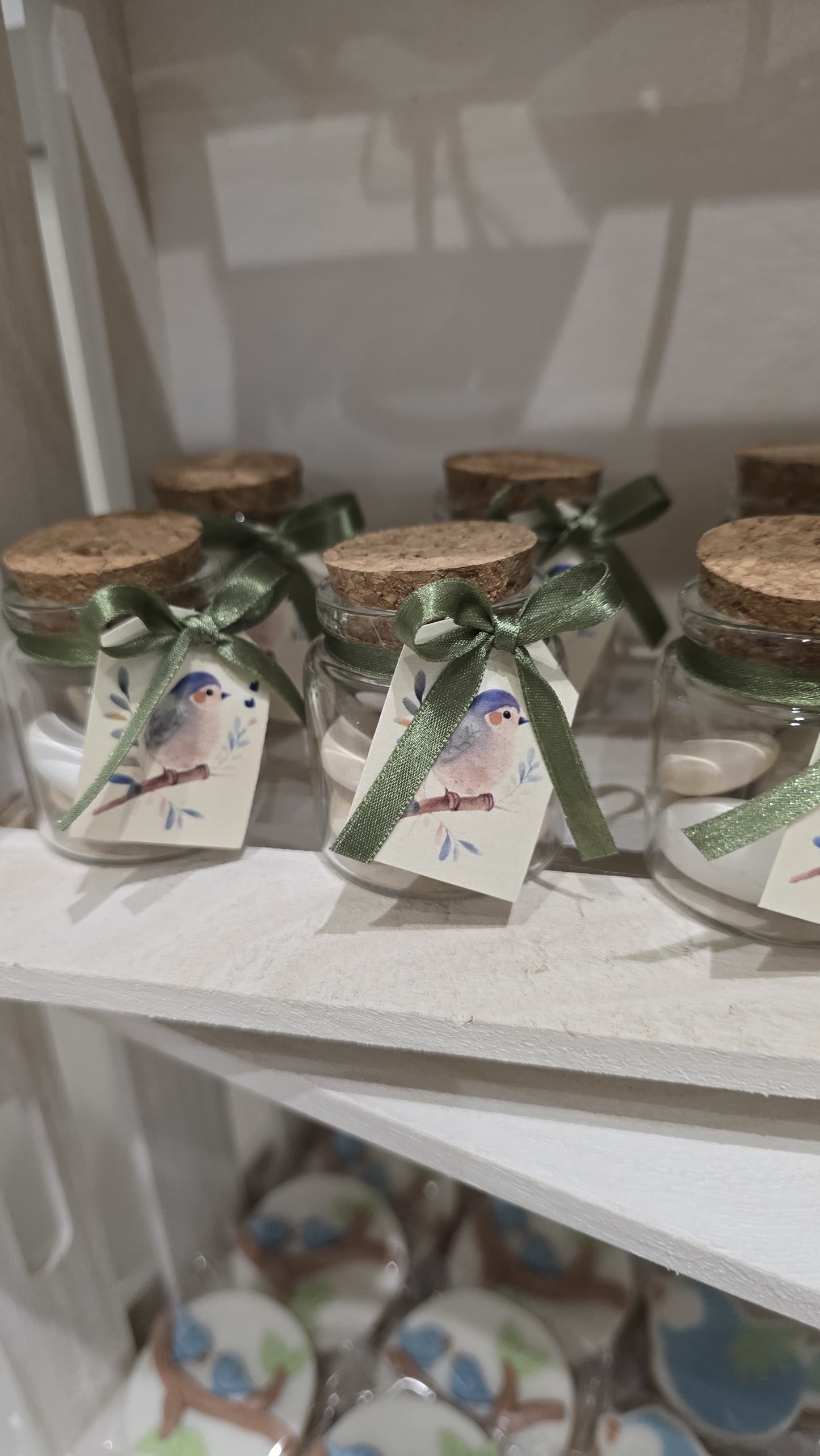 Bird theme Newborn Chocolate setup - Decorated Jars