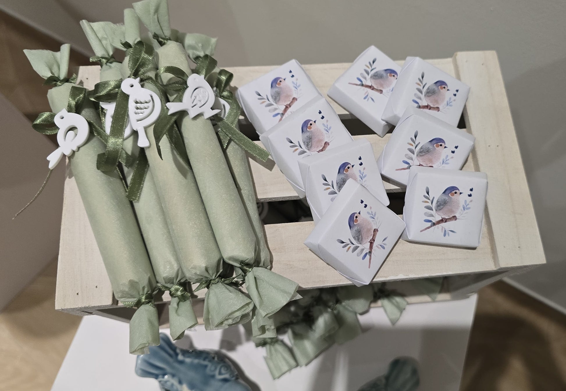 Bird theme Newborn Chocolate setup - Long chocolate