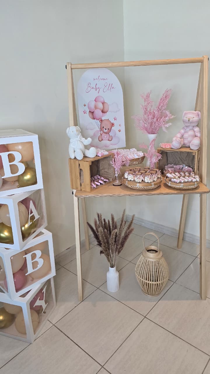 Pink Teddy Bear Setup