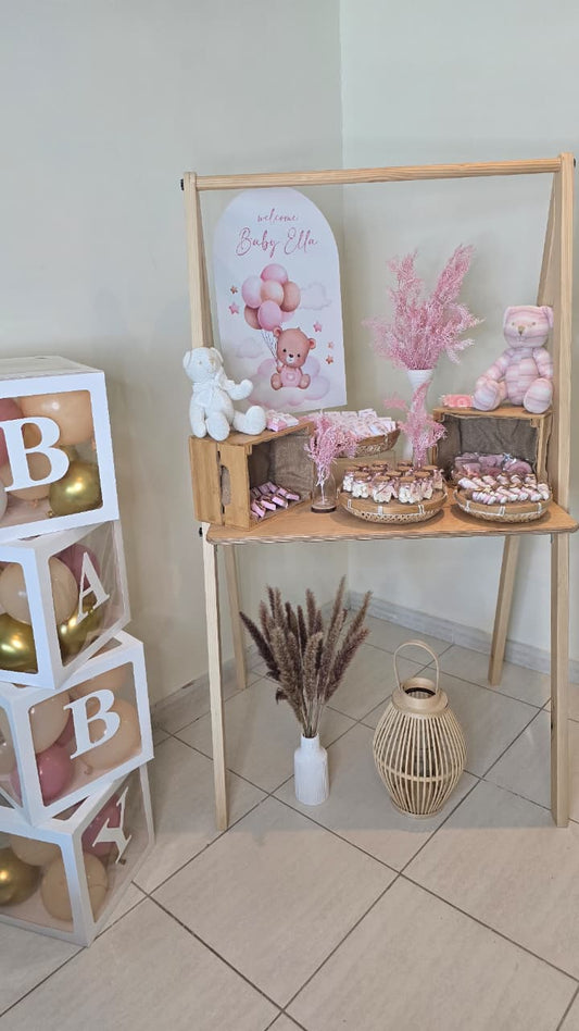 Pink Teddy Bear Setup