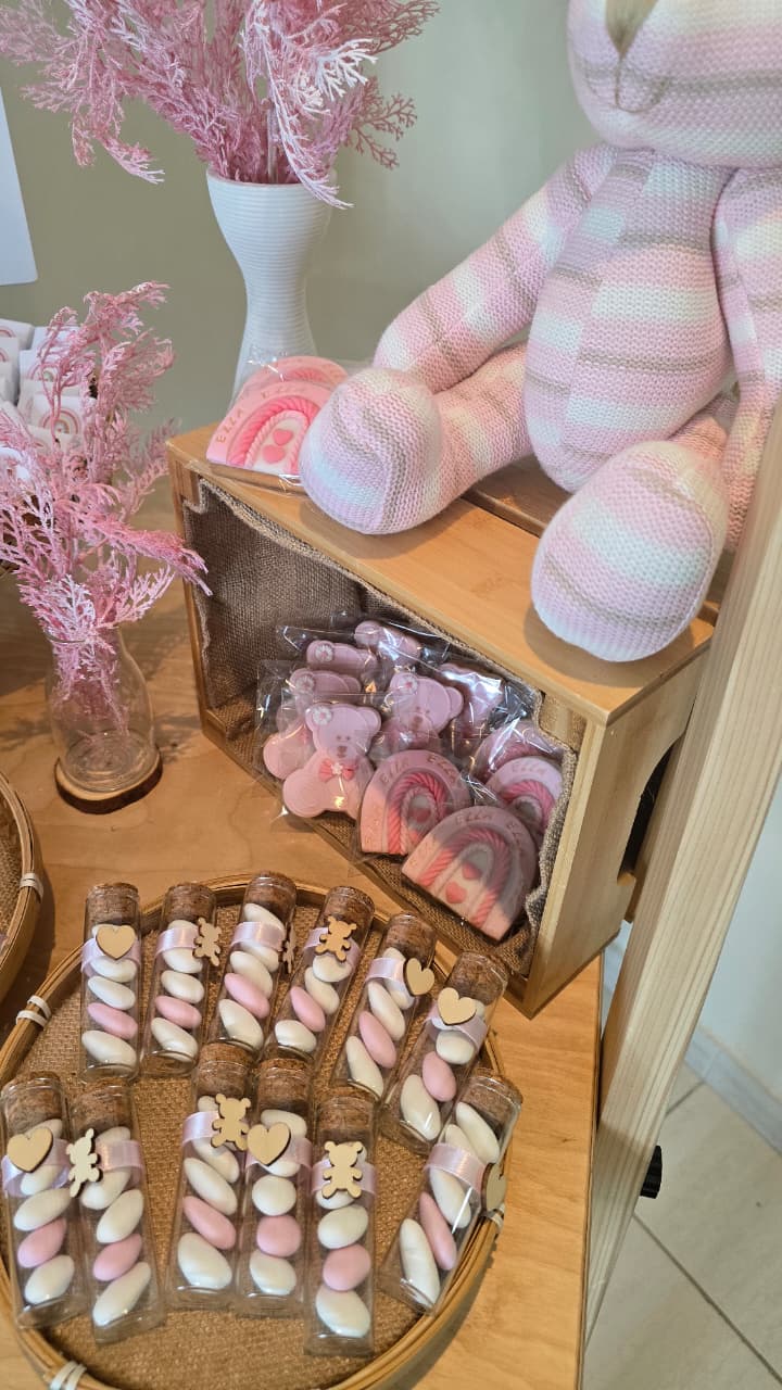 Pink Teddy Bear Setup