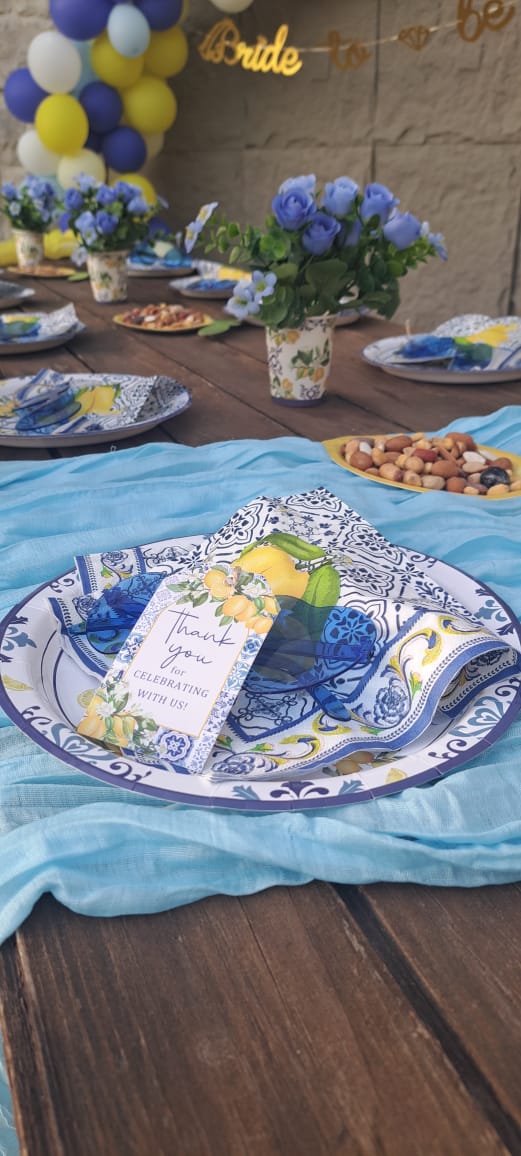 Bachelor Decoration - Amalfi Theme
