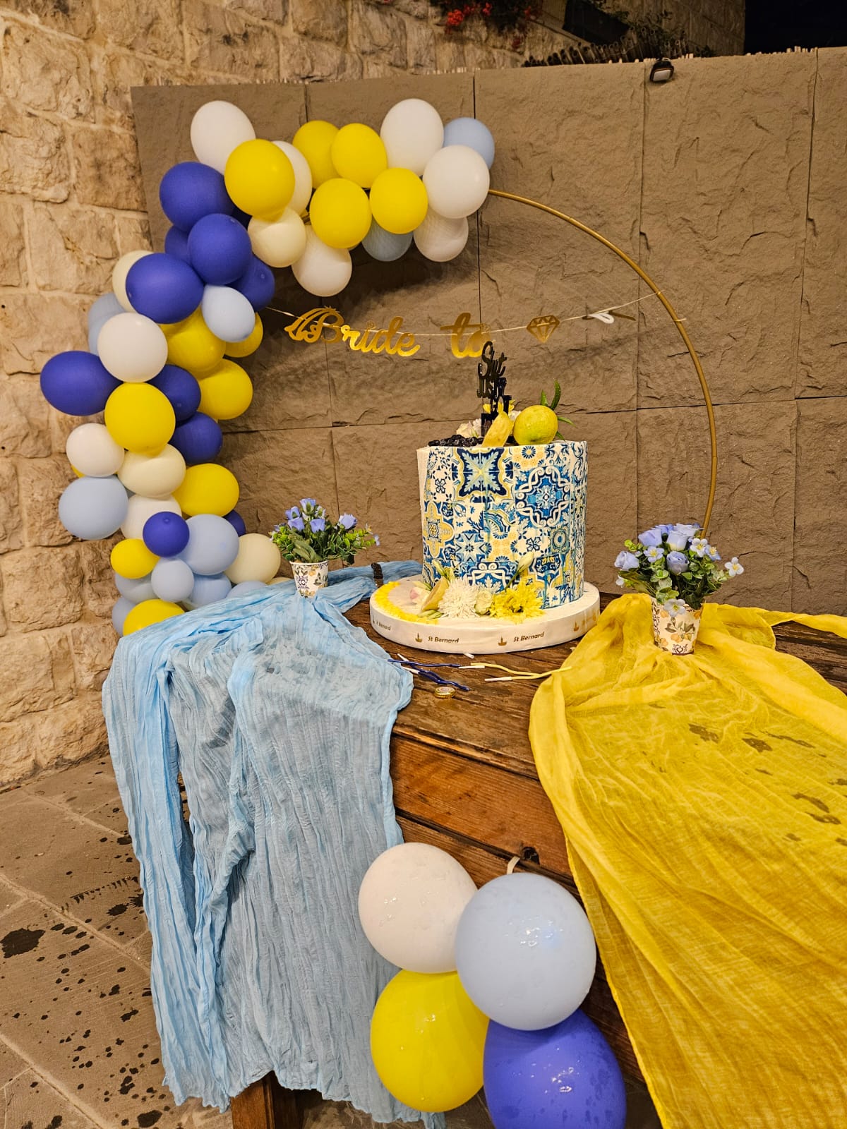 Bachelor Decoration - Amalfi Theme