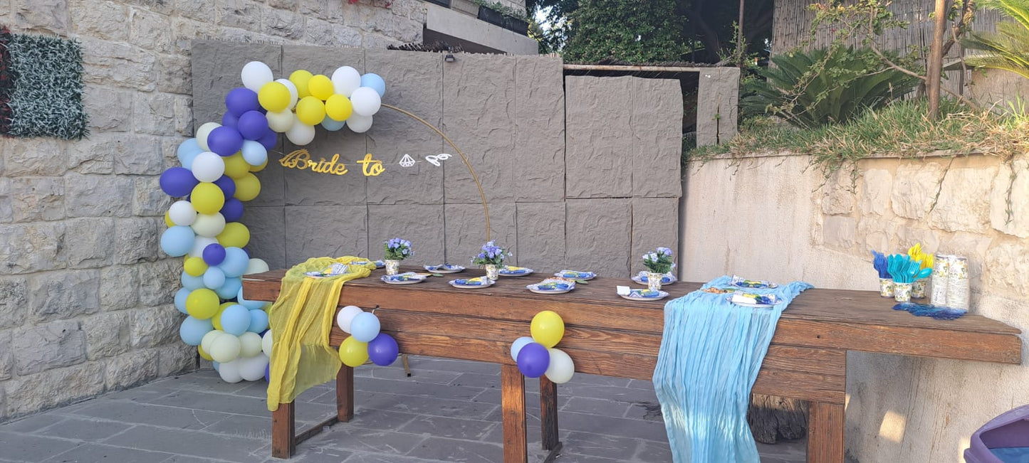 Bachelor Decoration - Amalfi Theme